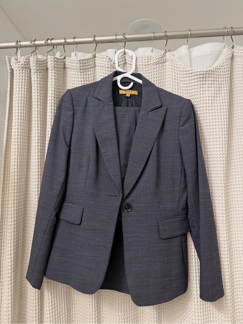 Alex Marie Gray Blazer Like New